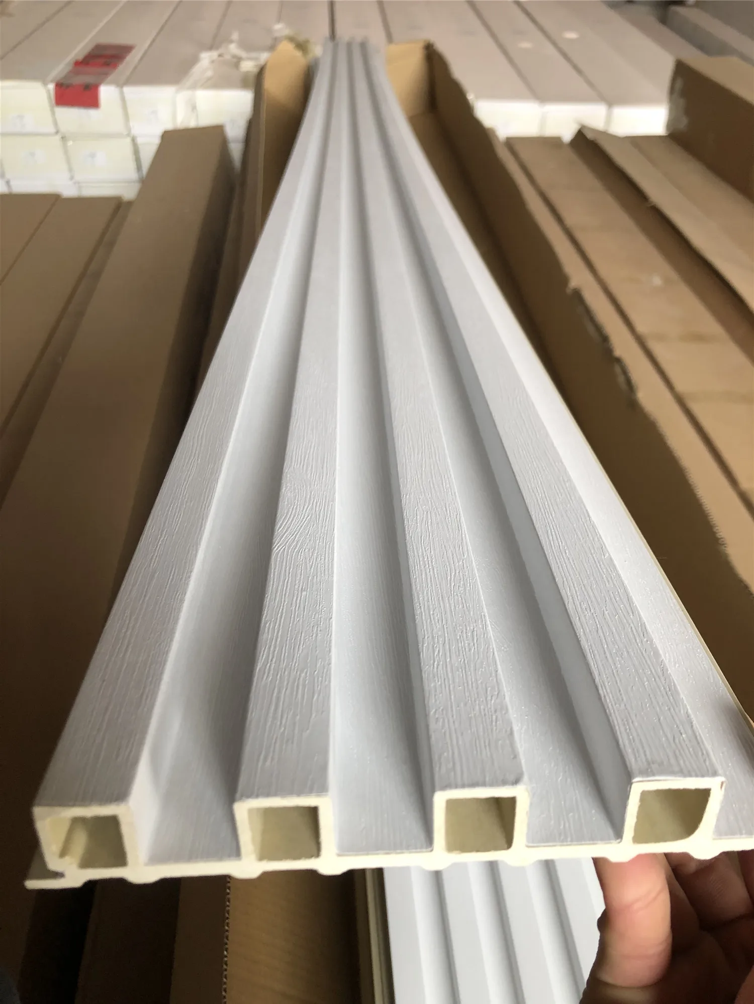 High Quality Cheap Price Laminated Pvc Film Wood Plastic Wpc Interior Wall Ceiling Panel