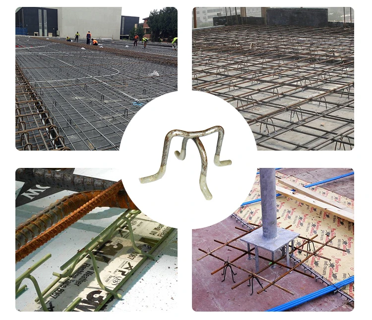 Black Shaped Steel Rebar Chairs Hook Rack   Premium Steel Rebar Chair for Precast Concrete