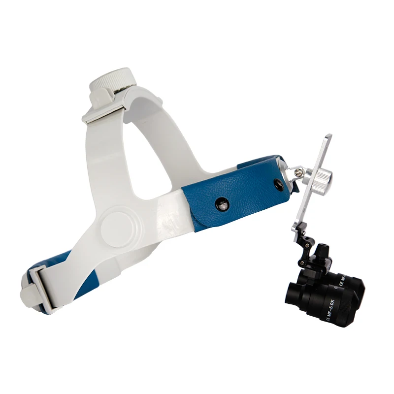 Headband Style Portable Dental Surgical Loupes  Ajustable Magnification(5.0-6.0X)