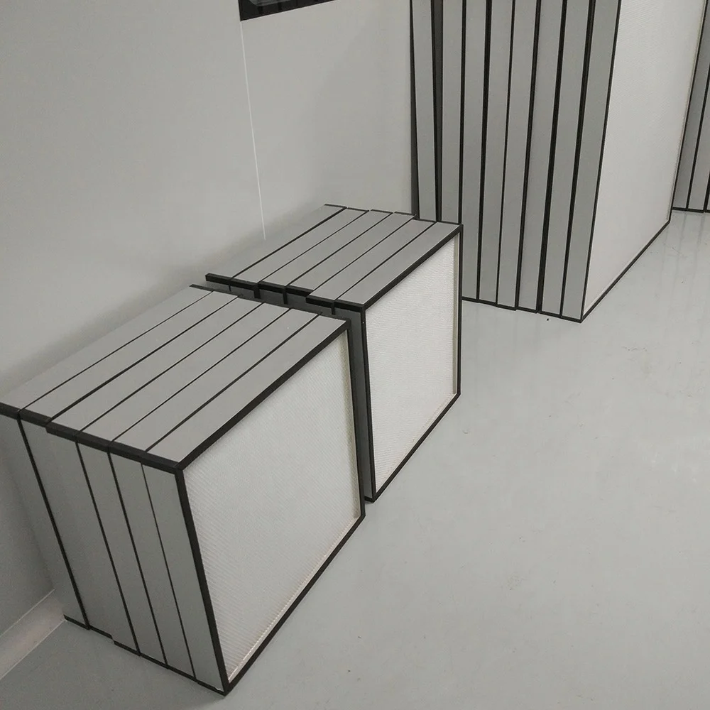 Cleanroom Replacement Air filter Hepa filter H14 Mini Pleat