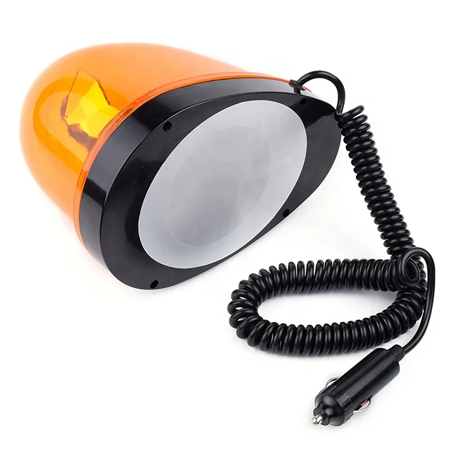 Аварийной ситуации strobe light 12-вольтовой Чрезвычайно яркий готический стиль Черное перо вращающаяся сигнальная лампочка