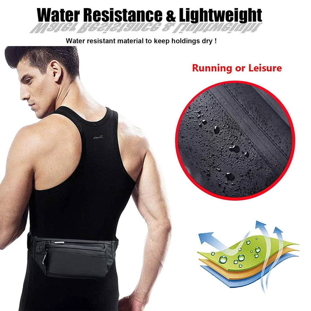 Wholesale Water Resistant Fanny Packs Crossbody Waist Bags for iPhone 13 12 Pro,Fanny Packs for Women Men Walking Sport Travel