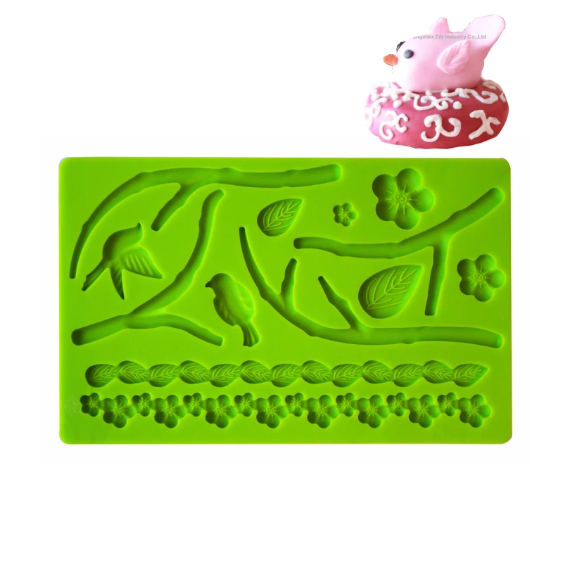 Пресс-формы de силиконовые формы Silicona para Fondant (сахарная) Для