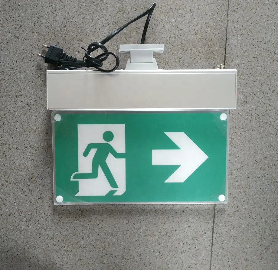 2024 Epistar 2835 SMD fire emergency led exit sign for door entrance lighting
