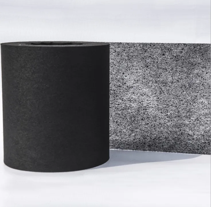 filter cloth fabric material roll for odor 35-50gsm Activated carbon non woven