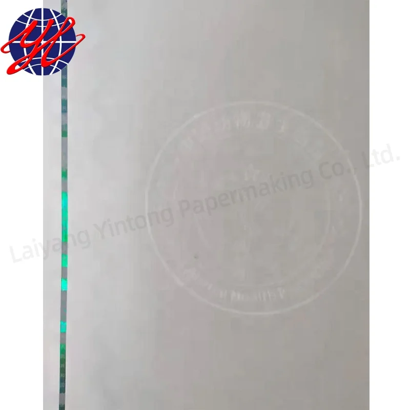 Охранная линия и ватермарковая составная Бумага безопасности на биржах сертификаты