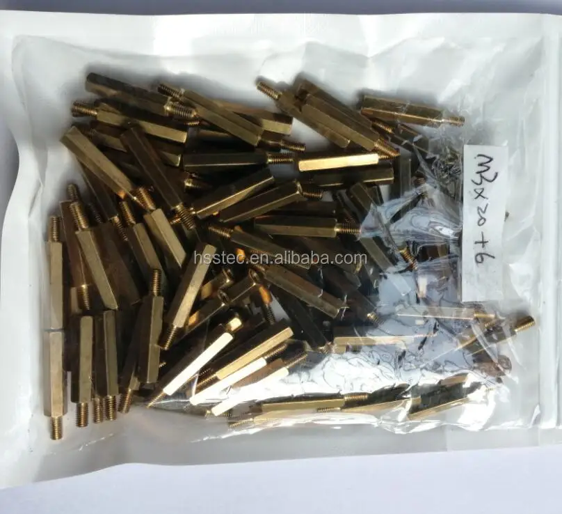 M3 Hex Brass Spacer Screw PC Case Motherboard Standoff Riser Female-Male Screws M3*20+6  M3X20+6