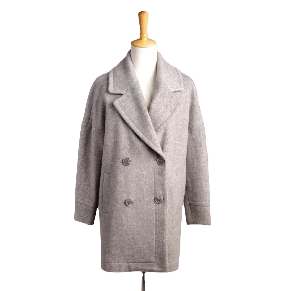 
New Style Genuine Alpaca Wool Coat Lady Fur Coat 