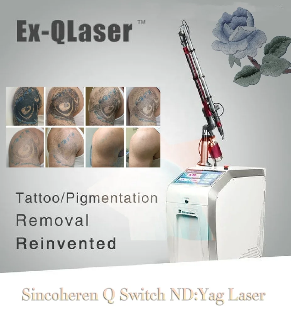 Q switch nd yag laser tattoo removal beauty machine 1064nm 532nm laser picosecond medical CE TGA approval