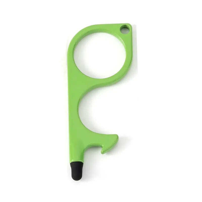 Self Defense Keychain Safety Key Chain Key Door Tool Touchless Keys Keychain No Touch Door Opener With Stylus