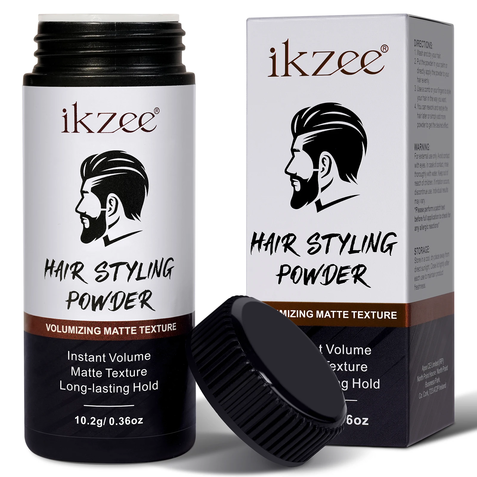 IKZEE mens hair texture powder long iasting hold matte texture hair volume powder wholesale hair styling powder volume 10g