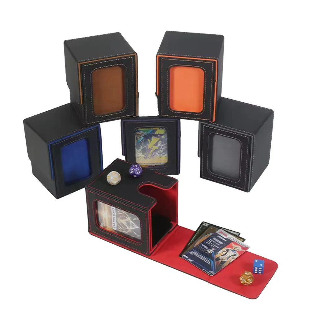 Card Storage Box for Trading Cards Premium Deck Case Holds 1800+ Single Sleeved Cards for MTG