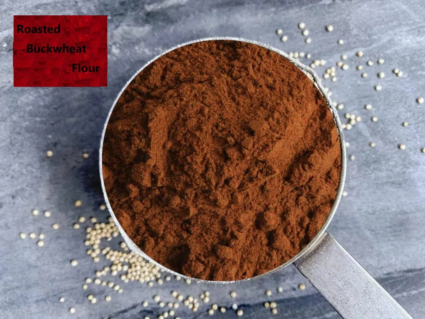 brown buckwheat flour roasted baked buckwheat powder 20kg bag