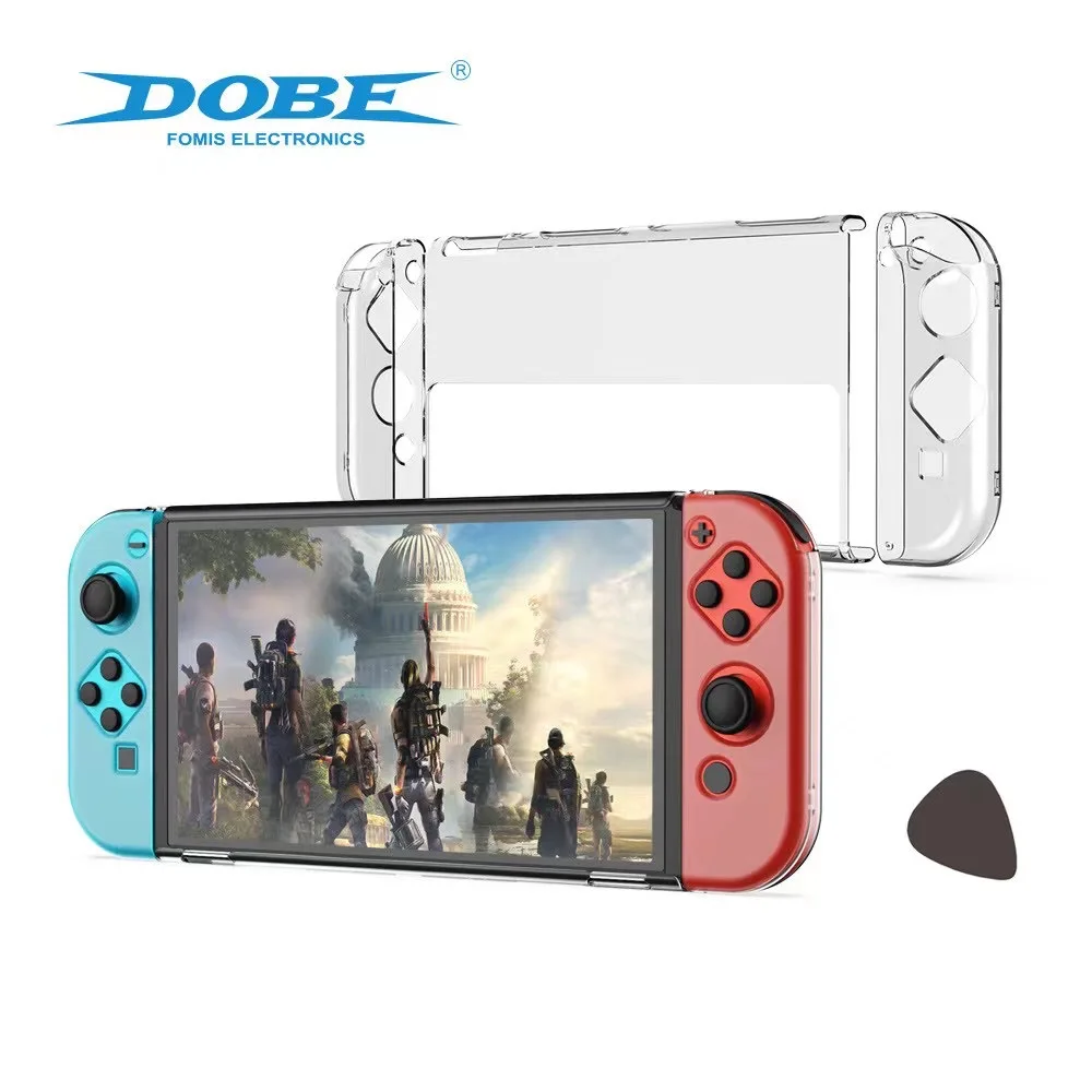 Для nintendo switch oled case shell crystal