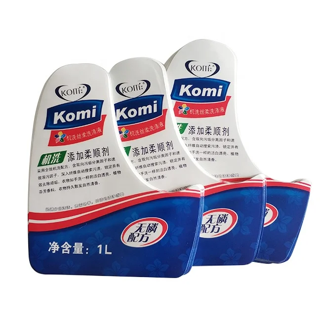 Custom Printing Fabric Softener Private Labels Adhesive Bottle Stickers IML Labels for Liquid Detergent Daily Products