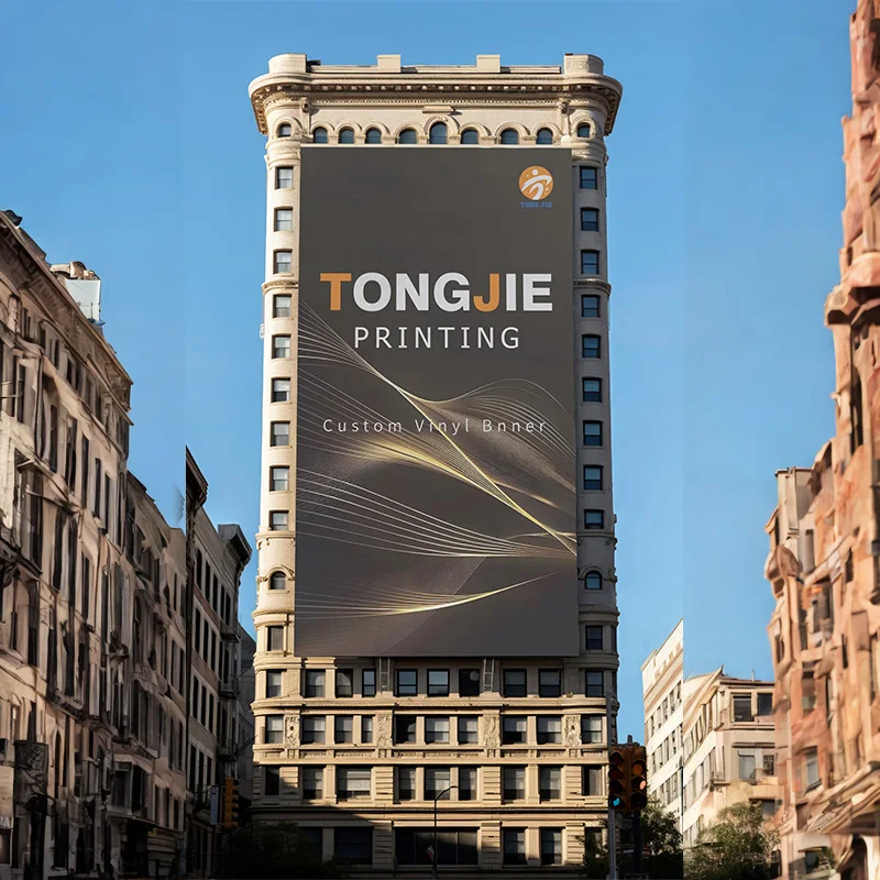 Large Hanging Vinyl Banner Custom Logo Printing Advertising Hanging Banner Outdoor Big Banner