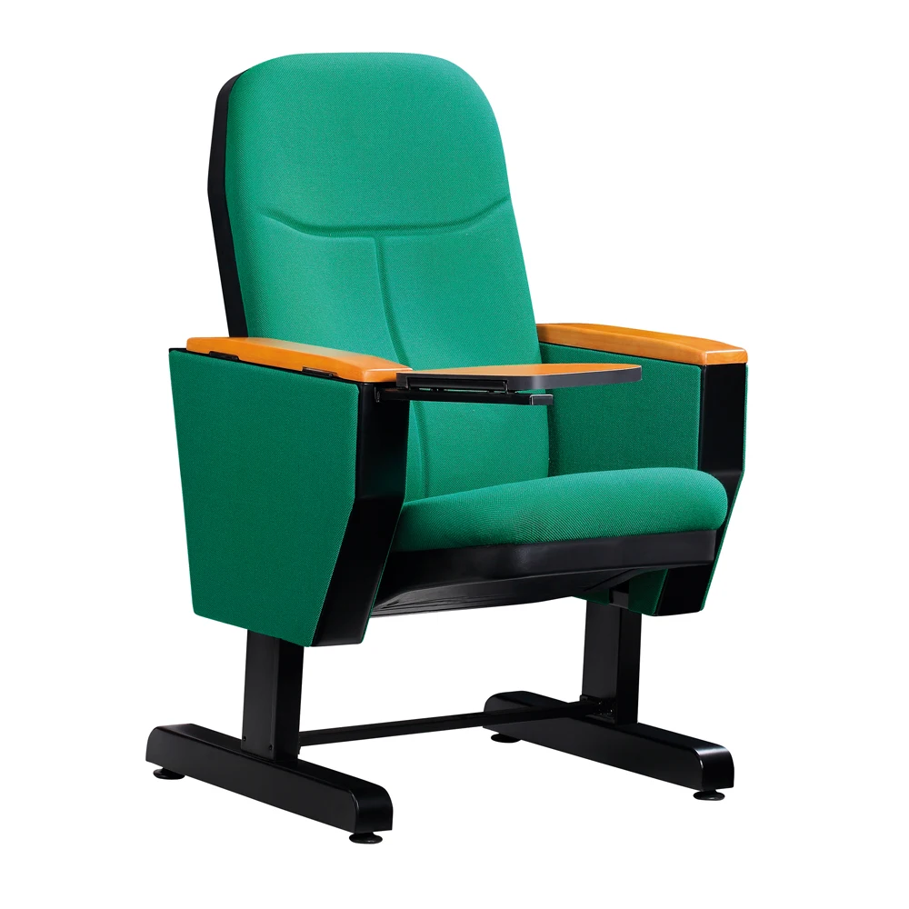 Metal type Flame Retardant Fabric Material foldable auditorium chair used theater seats