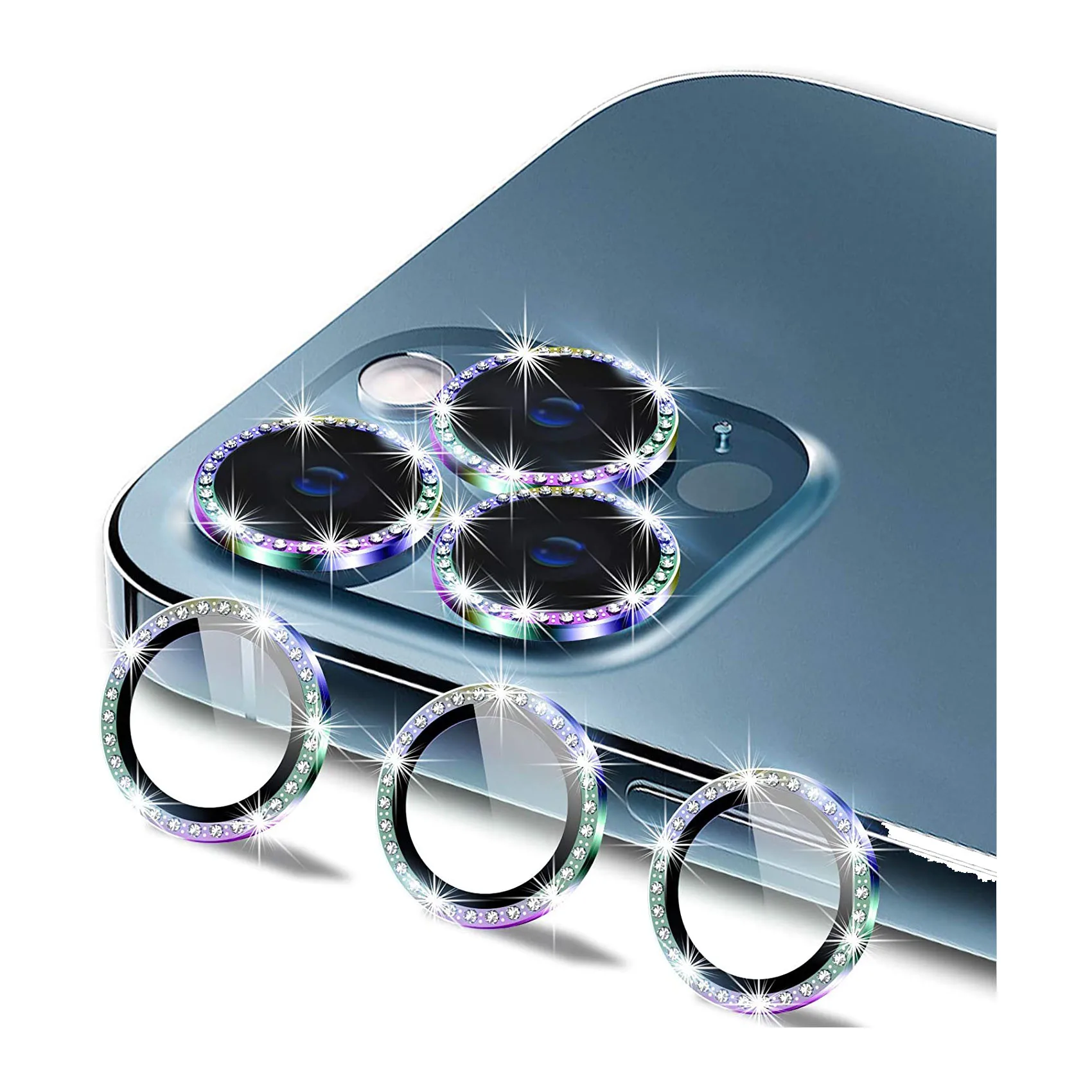 camera ring lens protectors for iphone 13 pro max 12 11 10 9 8 7 6 5