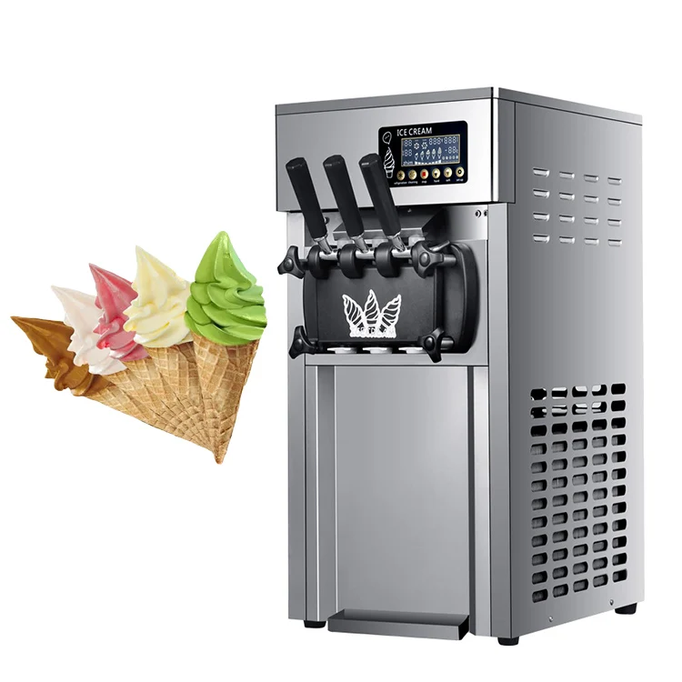 Mango Matcha Chocolate Ice Cream Equipment Coffee Shop Beverage Stores Ice Cream Maker Machine