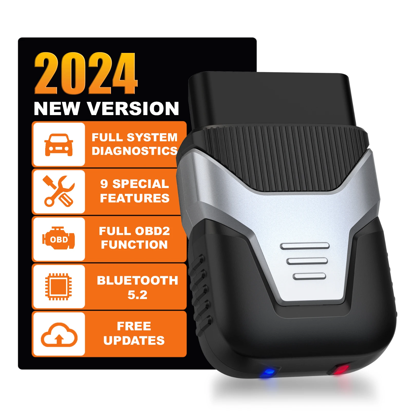 2024 New Humzor Z100 Latest Enhanced Full System Scanner OBD2 Tool Car Diagnostic