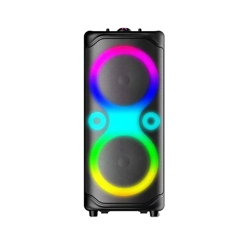 New Arrival Portable 8 words Led light home theatre karaoke DJ Party speaker Bluetooth speaker Partybox Pro audio speakers TWS