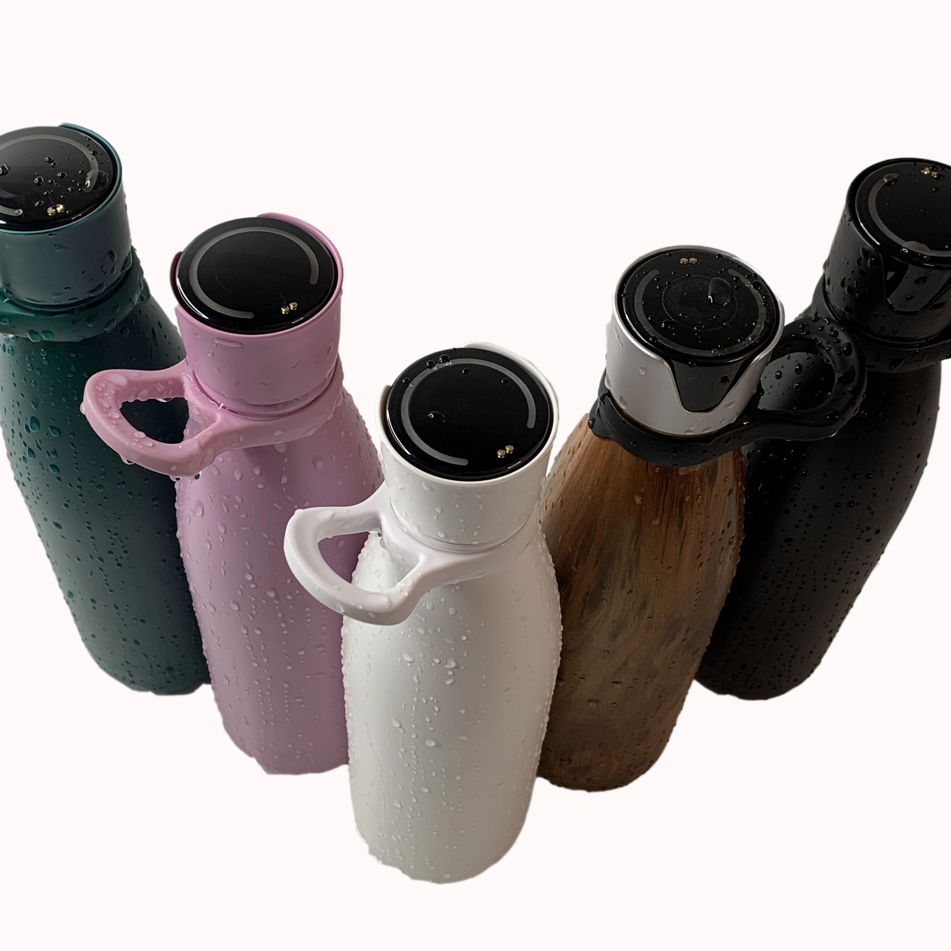  Self cleaning water bottle thermos UV Light Disinfection Cleaning Water Bottle Intelligent Vacuum