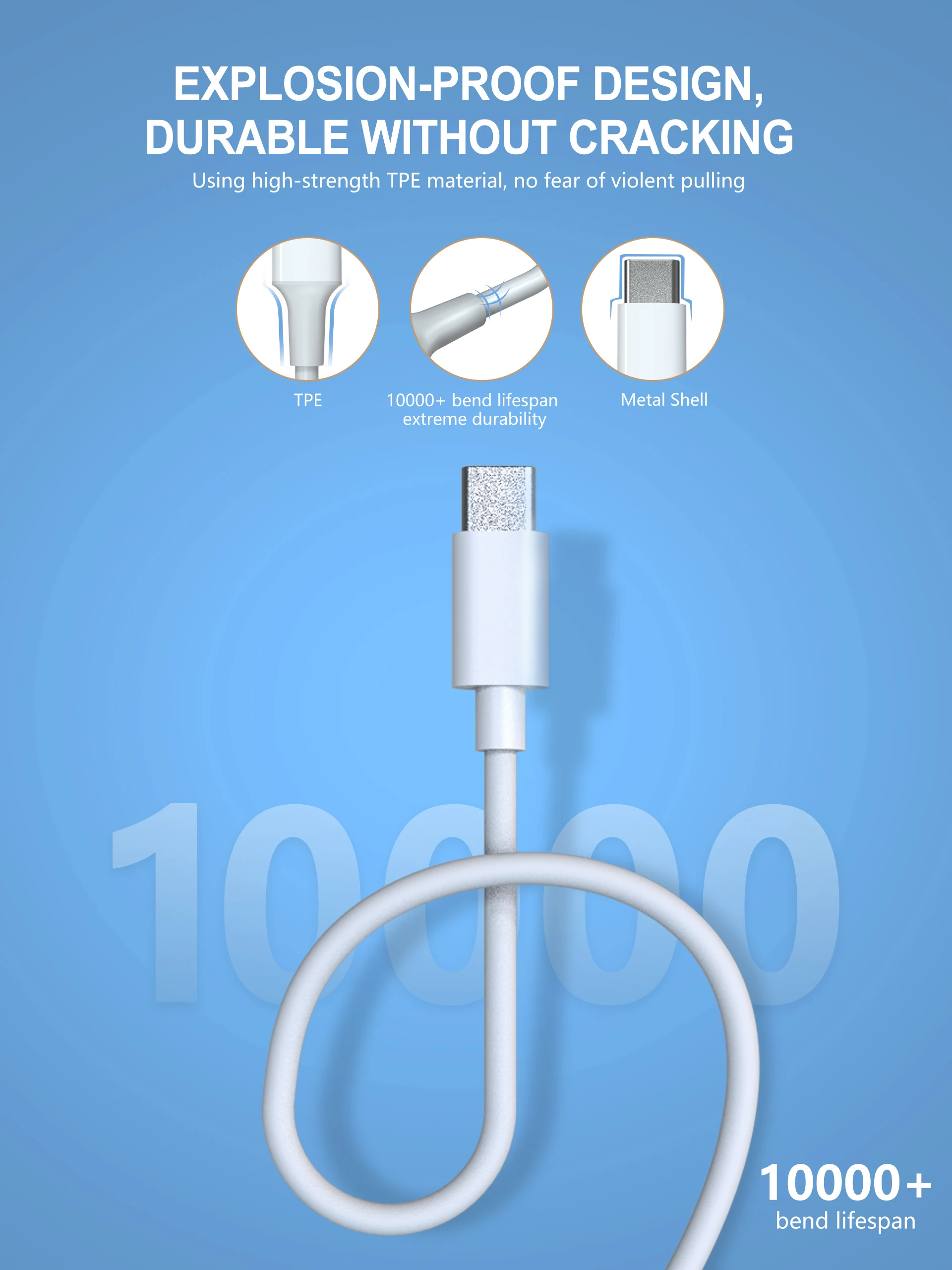 Сверхбыстрый зарядный кабель 5 А Type-C USB A-USB C для передачи данных Huawei