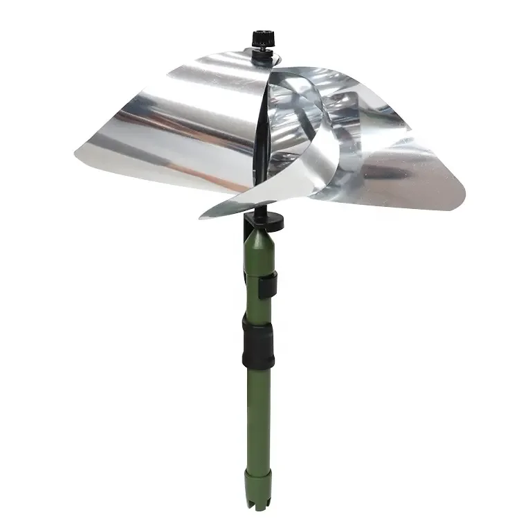 Animal Control Garden Wind Spinner Bird Repellent Device Easy Install Outdoor Reflective Anti-Bird Windmill