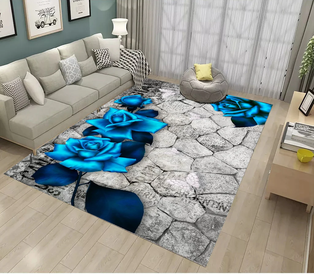 
Современная матричная ковровая плитка, тонкие персидские ковры из ПВХ или битума, ковровая плитка 