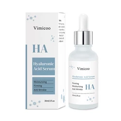 Hot Sale Private Label Natural Organic Whitening Moisturizing Facial Skin Care Serum Anti age HA Hyaluronic Acid Face Serum