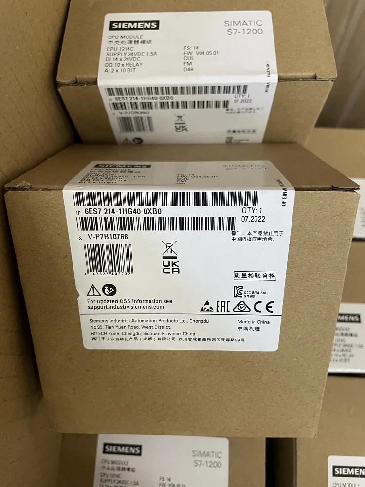 6ES7214-1AG40-0XB0 6ES7214-1BG40-0XB0 6ES7214-1HG40-0XB0  siemens Brand new original  stock 6es7 214