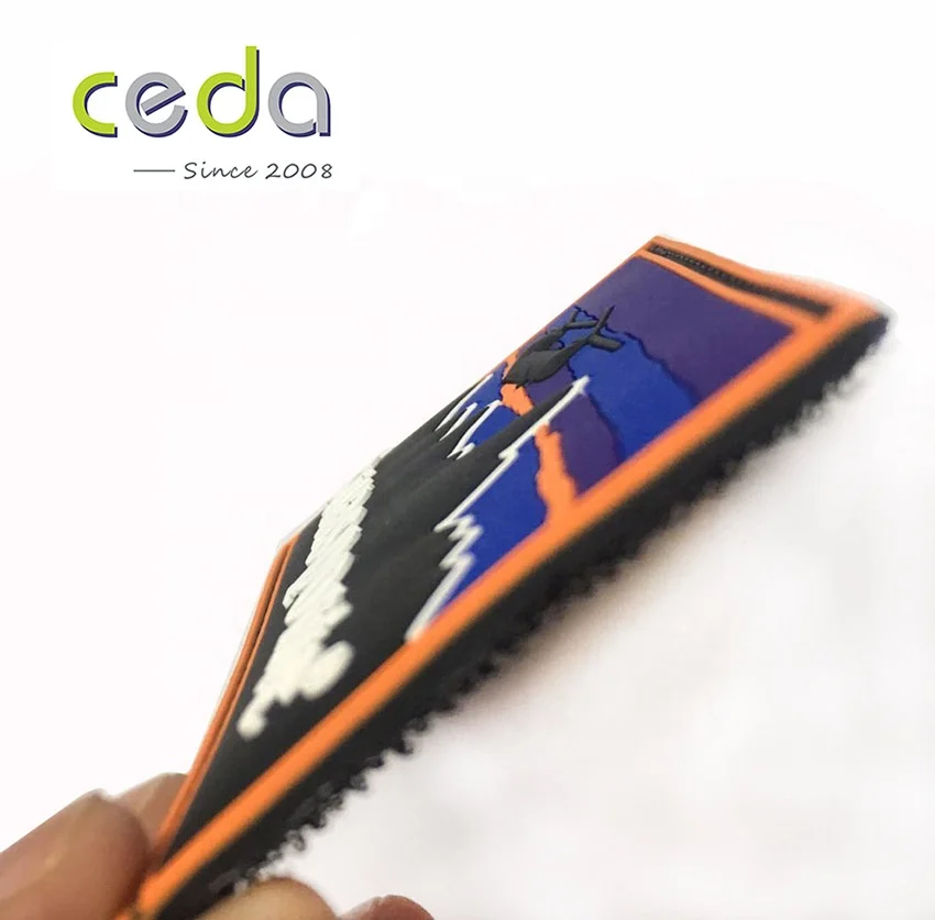 custom PVC Patch 3D Soft pvc designer patch  Customized patches
