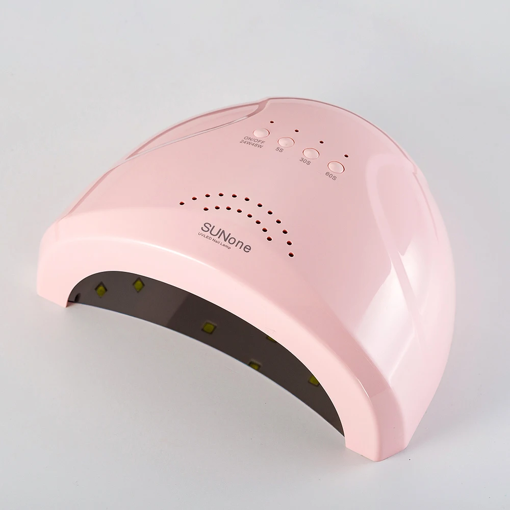 48W Salon Nail Dryer SUNone UV Lamp Led Dry Nail Gel Polish Curin With Bottom 30/60s Timer Lamp For Manicure