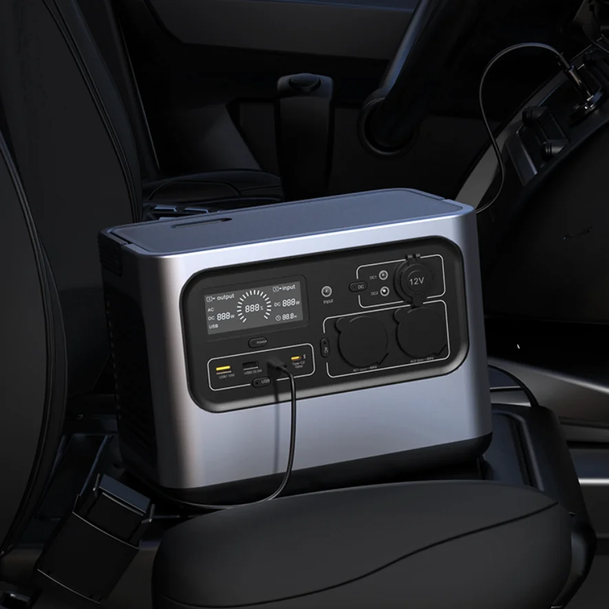 Solar Multifunctional UPS 600W 540WH Power Supply Outdoor Portable Lithium Power Station