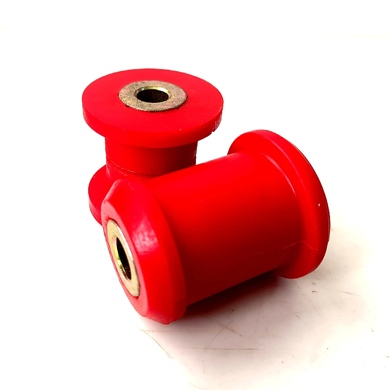 Customized processing in red front control arm liner PU rubber sleeve control arm bushings for Scirocco 09-15