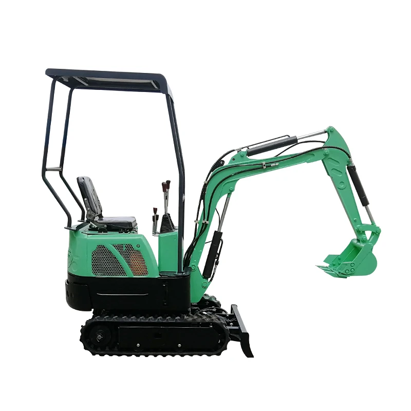 China Mini 1T Excavator for Sale hydraulic new micro diggers small excavators machine for garden and farm list price