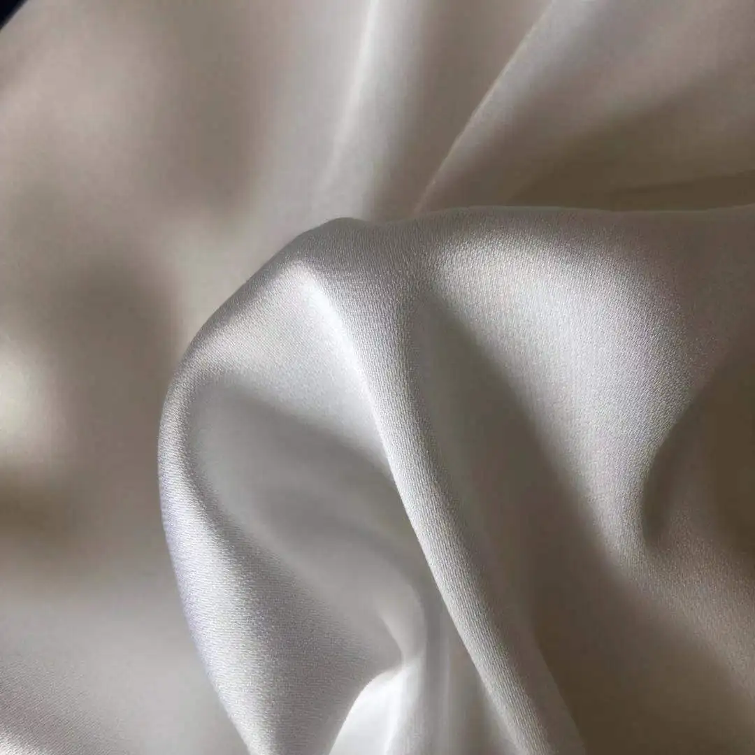 PFP Korean silk satin PFP/white korean  silk satin for sublimation print/85GSM polyester silk like satin for dress&scarf