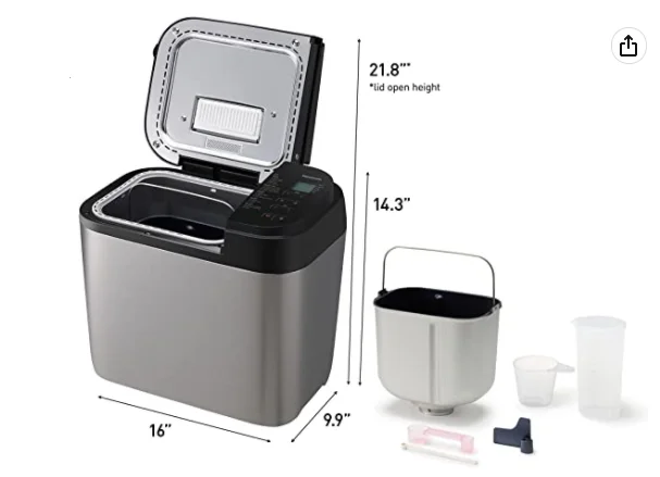 Industrial Bread Making Machines Automatic Bread maker Dough Maker with Fruit and Nut Dispenser with 31Auto Menu