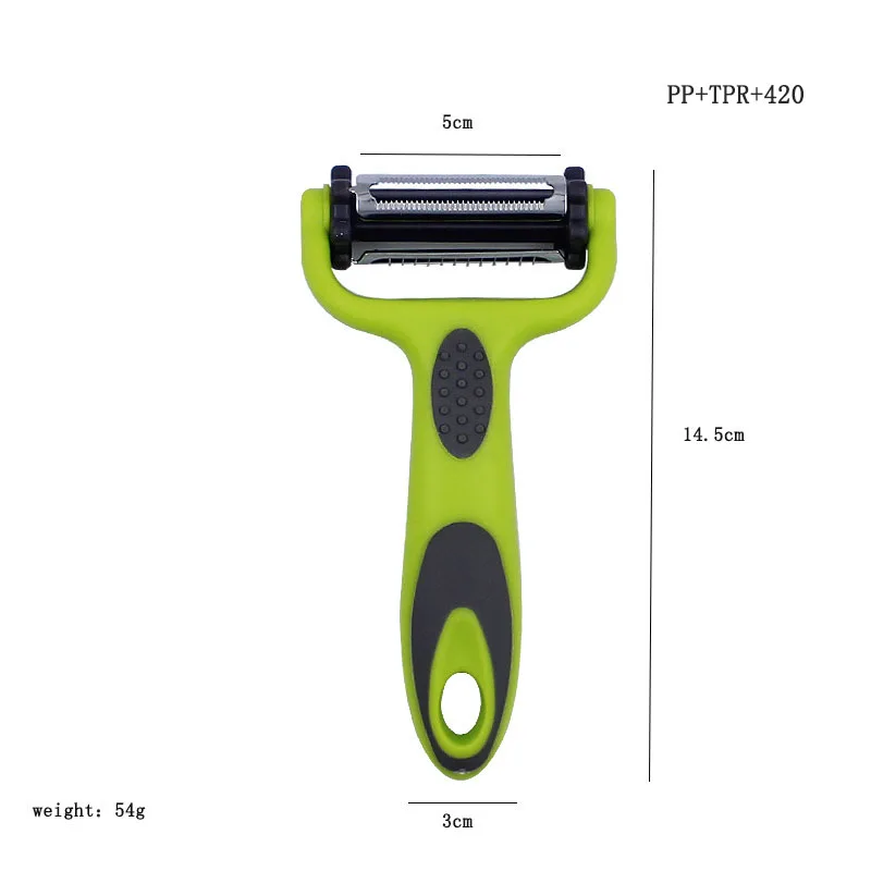3-in-1 Melon planing multi-function rotating peeler kitchen gadget   paring knife