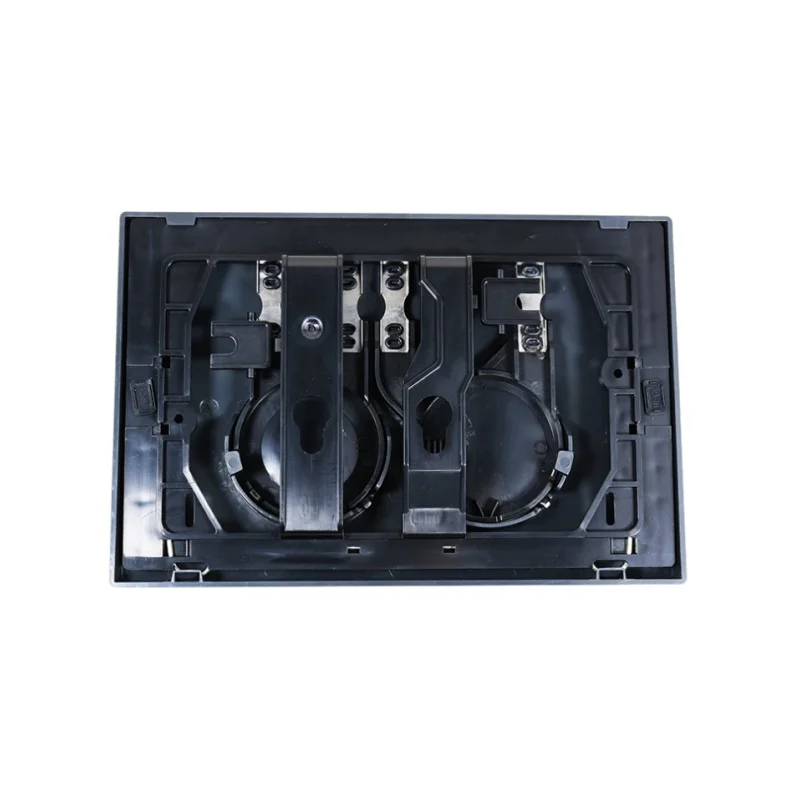 multiple shape Matte Black with Brushed Nickel ABS flush button flush plate actuators