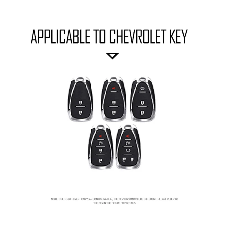 Car Key Case For Chevrolet Chevy Camaro Cruze Malibu Trax Equinox Onix Blazer Traverse Blazer Monza Orlando Alloy Accessories