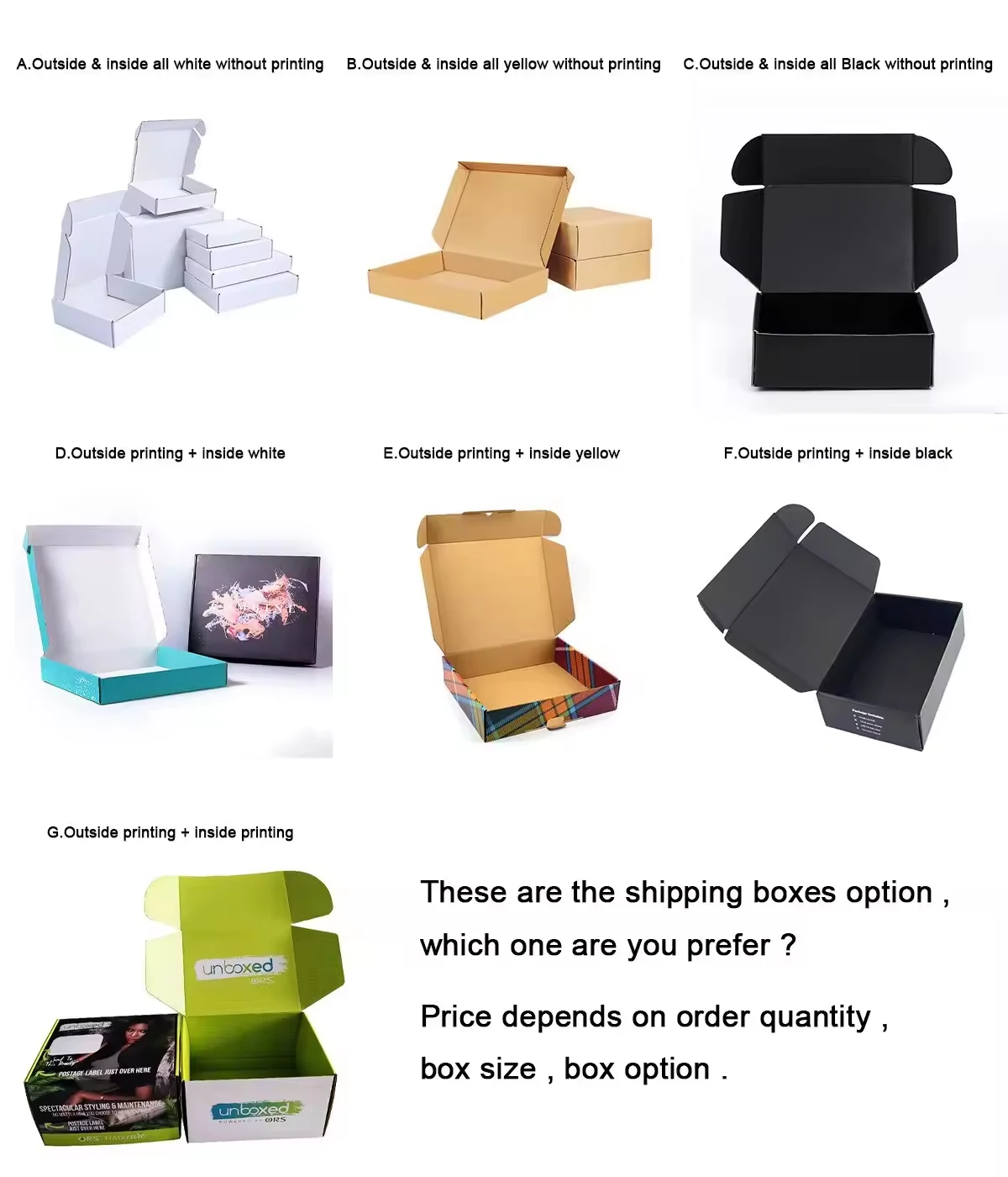 brown shipping box foldable corrugated packaging mailer boxes