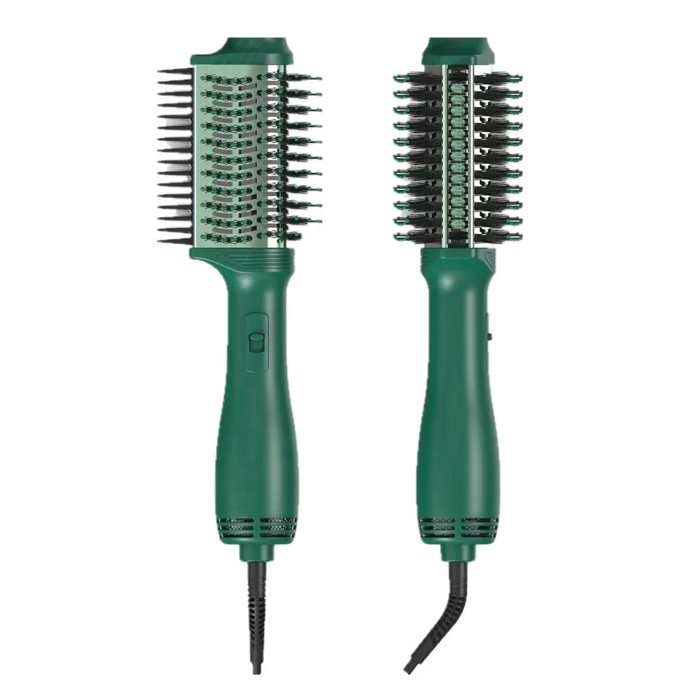 2023 new product design professional salon hairstyle tool negative ion fast heating 3 in 1Straightening Blow Dryer Brush
