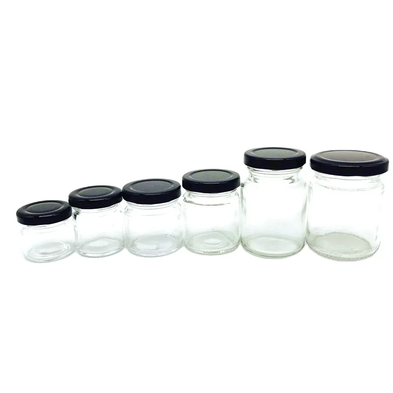 Stocked 1oz 10oz 30ml 100ml 120ml 150ml 240ml 350ml 500ml 750ml 1000ml jam pickles honey glass jar