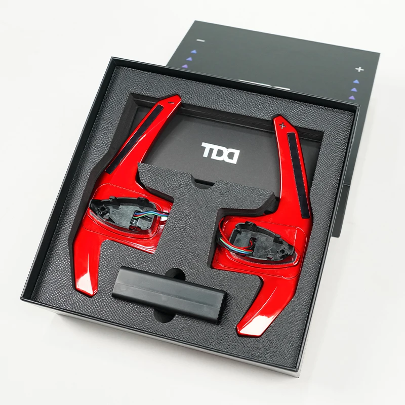 ohc motors Tuning car steering wheel for Seat st Leon Cupra mk2 mk3 LED Smart Shift Paddle Extensions Shifter