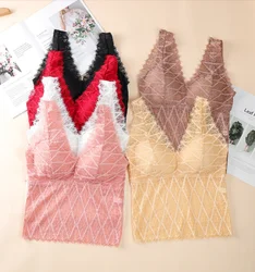 Новейший Топ boob со съемными мягкими бретелями без стального кольца, кружевной бюстгальтер с красивой спинкой, бюстгальтер с подкладкой, женские топы на бретельках