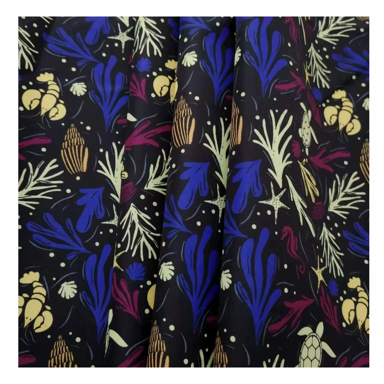 wholesale printed 100% polyester micro fiber peach skin fabric for beach pants