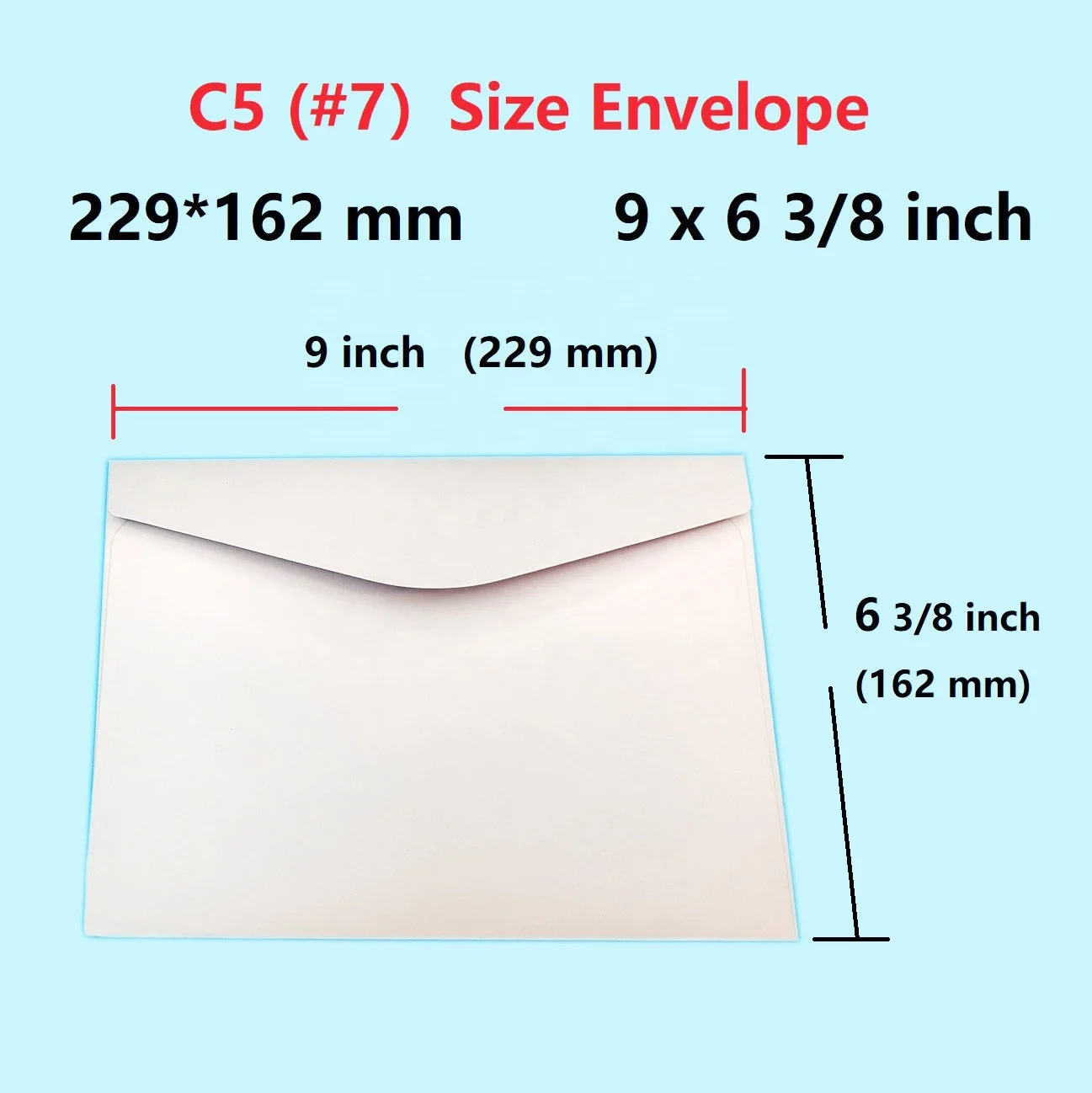 Конверты SUNSHINE RTS белые крафтовые C5 DL ZL A4 B5 229x162 мм Подарочная карточка Слюнявчики самозапечатывающийся пустой конверт из крафт-бумаги