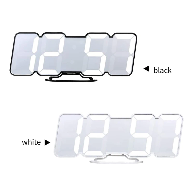 Led modern Table Clock China Factory Direct Supply 3d Alarm Desk Digital Clocks
