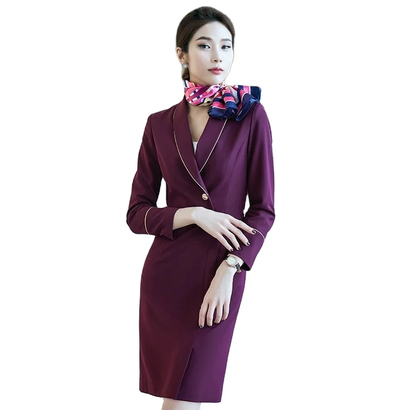Custom American Airline Stewardess Uniform Design, Flight attendant Uniforms For Girls
